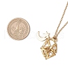 3Pcs 3 Styles 304 Stainless Steel Macrame Pouch Empty Stone Holder Necklace Making NJEW-JN05252-3