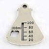Tibetan Style Container Alloy Pendants TIBEP-Q054-13AS-RS-1