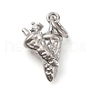 Brass Micro Pave Cubic Zirconia Pendants KK-P308-71P-2