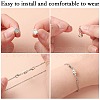 10 Sets 2 Colors Brass Magnetic Clasps KK-CJ0001-90-3