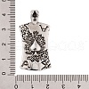 304 Stainless Steel Pendants STAS-K283-20AS-3