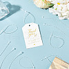 Plastic Hang Tag Fasteners FIND-WH0160-72A-4