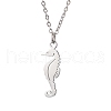 Non-Tarnish Ocean Theme Pendant Necklaces NJEW-JN04871-4