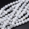 Round Natural Howlite Bead Strands X1-G-F222-14-6mm-1