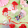 Clear PVC Candy Gift Packaging Boxes with Ribbon & Artificial Flower CON-TAC0001-20C-7
