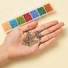 3500Pcs 7 Colors 12/0 Glass Round Seed Beads SEED-YW0001-20-8