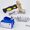 Iron Metal Stamps AJEW-BC0005-77C-7