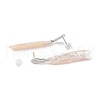 Anti-Tarnish Sterling Silver Stud Earrings EJEW-C087-15D-P-2