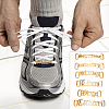   14pcs 7 style Constellations Theme 201 Stainless Steel Shoe Lace Decorations AJEW-PH0011-22-6