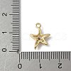 Brass Micro Pave Cubic Zirconia Charms KK-M326-20B-G-3