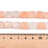 Natural Pink Aventurine Beads Strands G-T138-92-5
