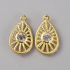 Iron Rhinestone Pendants IFIN-TAC0052-43B-1