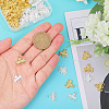 GOMAKERER 120Pcs 2 Colors Alloy Chandelier Component Links DIY-GO0003-53-3