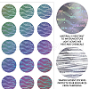 PET Waterproof Self Adhesive Laser Sticker STIC-WH0028-007-4