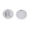 304 Stainless Steel Charms STAS-T059-26P-R-3