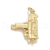 Rack Plating Brass Pendants KK-E262-03G-2
