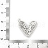 Brass Micro Pave Cubic Zirconia Pendants KK-G526-18P-3