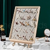 Desktop Wooden Hair Clip Display Frame PW-WG60CE7-03-1