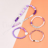 DIY 24 Style Acrylic & ABS Beads Jewelry Making Finding Kit DIY-NB0012-02I-4