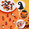 ARRICRAFT 30Pcs 3 Styles Halloween Dyed Synthetic Turquoise & Alloy Pendants FIND-AR0005-28-3