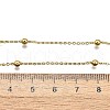 Brass Cable Chain Necklaces NJEW-I247-02G-3