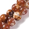 Natural Fire Crackle Agate Beads Strands G-G163-A01-03-2