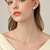 ANATTASOUL Stainless Steel Butterfly Jewelry Set SJEW-AN0001-56-4