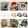   10Pcs 5 Colors Resin Bag Handles DIY-PH0022-30-6