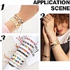  760Pcs 10 Colors 2-Hole Glass Seed Beads SEED-NB0001-35-6