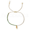Bohemian Style Glass Seed Beads Braided Bead Bracelets EC2544-5