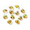 Electroplate Glass Charms GGLA-Z002-02I-1