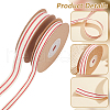 WADORN 2 Rolls 2 Styles Cotton Striped Ribbons OCOR-WR0001-56A-5