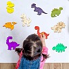 Unfinished Wooden Dinosaur Cutouts WOOD-CJC0010-01-6