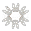 Bunny Natural Freshwater Shell Beads SHEL-CJ0001-13-8