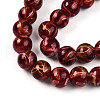Baking Painted Glass Beads Strands DGLA-N010-10mm-07-3