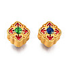 Alloy Enamel European Beads KK-N238-084A-2