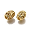 Brass Micro Pave Clear Cubic Zirconia Beads ZIRC-I070-049G-2
