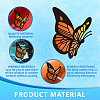 Reflective Vinyl Butterfly Car Stickers STIC-WH0022-001-3