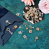 Kissitty 40pcs 10 style Alloy Pendants RB-KS0001-01-6