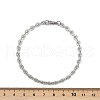 201 Stainless Steel Cuba Style Chian Bracelet for Men BJEW-B138-06P-03-5