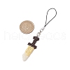Broadsword Glass Seed Beaded Pendant Decorations HJEW-MZ00176-3
