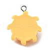 Opaque Resin Pendants RESI-P033-B03-2