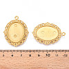 304 Stainless Steel Pendant Cabochon Settings STAS-N114-02G-3