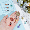 10Pcs Plastic Mobile Dustproof Plugs PALLOY-OC00027-3