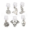 Halloween Theme Tibetan Style Alloy Charm Mobile Straps HJEW-JM03453-1
