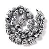 Electroplated Synthetic Non-magnetic Hematite Beads Strands G-Q174-04B-3