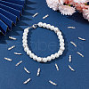 Beebeecraft 40Pcs 925 Sterling Silver Bead Tips STER-BBC0007-70-4