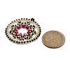 Seed Beads Beaded Pendants PALLOY-MZ00386-01-3