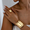 Alloy Wide Cuff Bangles & Cuff Rings Set FS-WG8E7FB-01-2