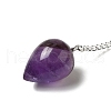 Natural Amethyst Dowsing Pendulums G-R492-01S-11-3